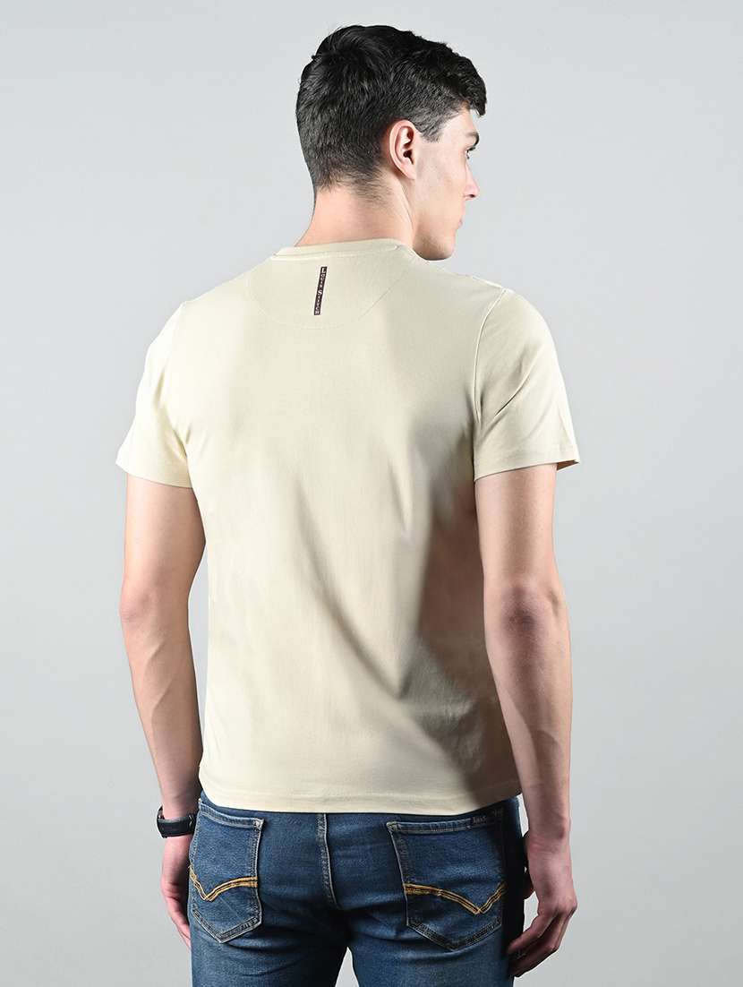 men solid shrort sleeve regular fit t-shirt - 21956377 -  Standard Image - 1