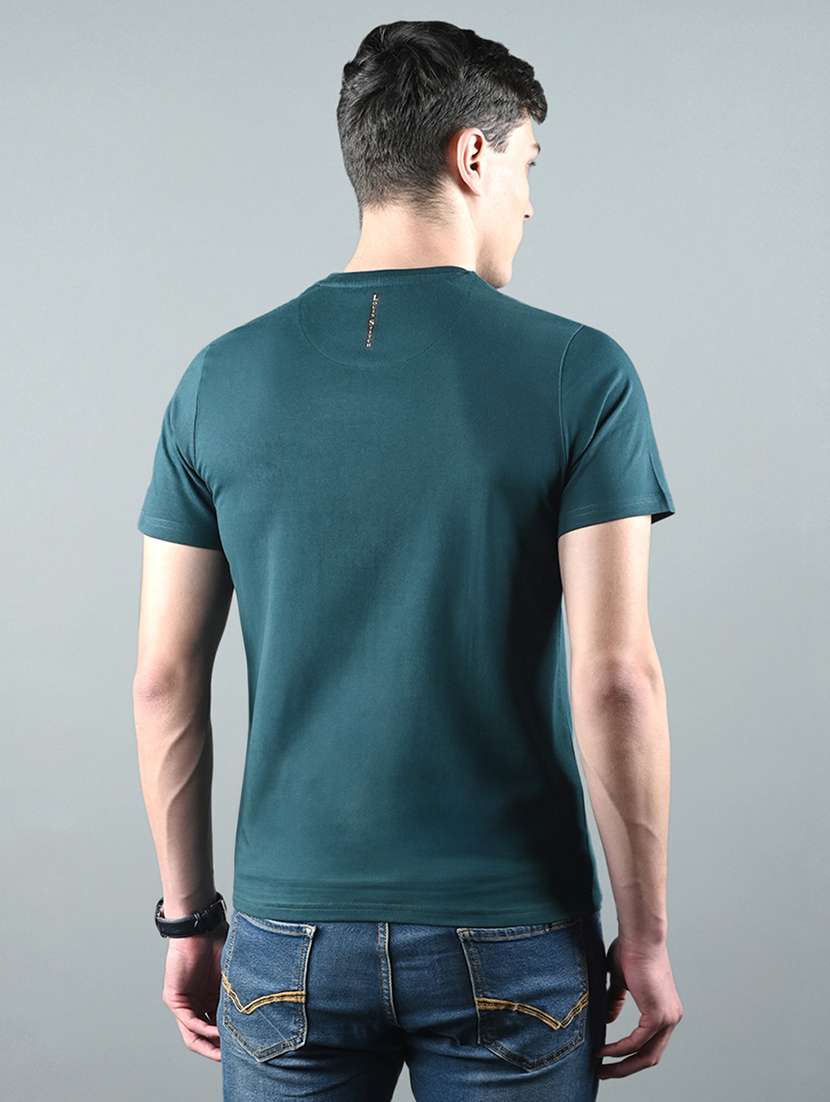 men solid shrort sleeve regular fit t-shirt - 21956378 -  Standard Image - 1