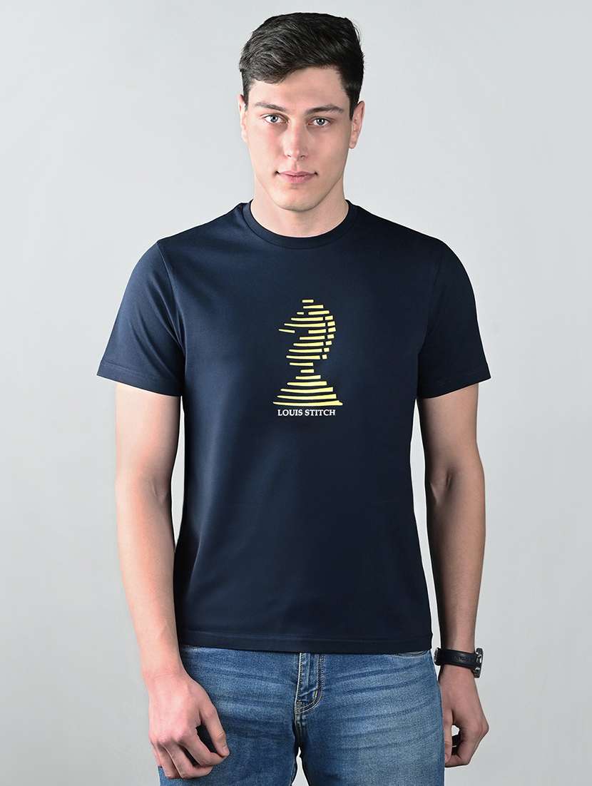 men printed shrort sleeve regular fit t-shirt - 21956384 - Zoom Image - 0