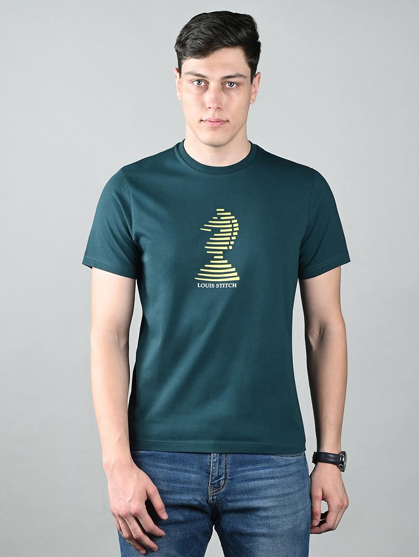 men printed shrort sleeve regular fit t-shirt - 21956385 - Zoom Image - 0
