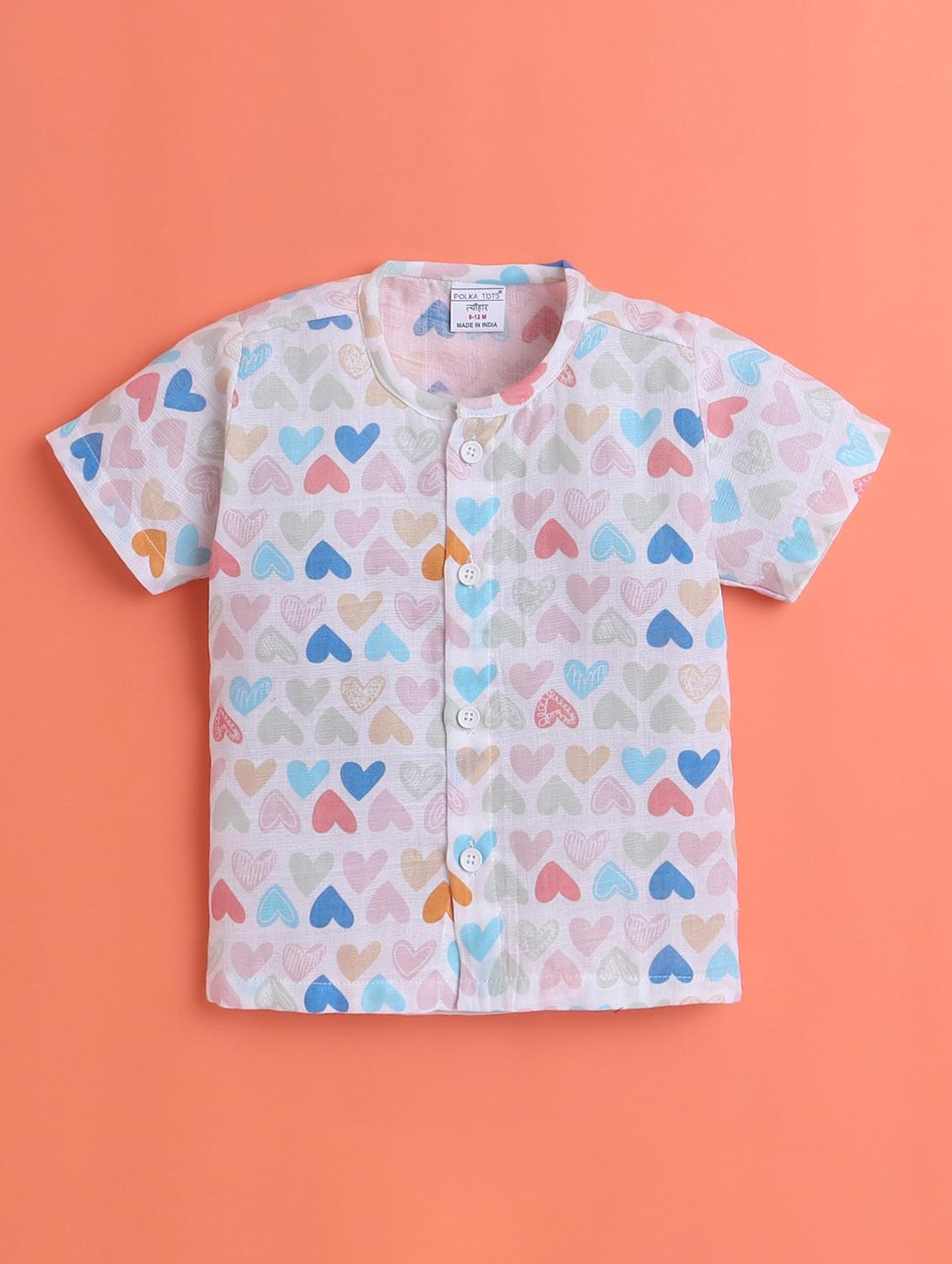 kids printed short sleeve night suit - 21956460 - Standard Image - 1
