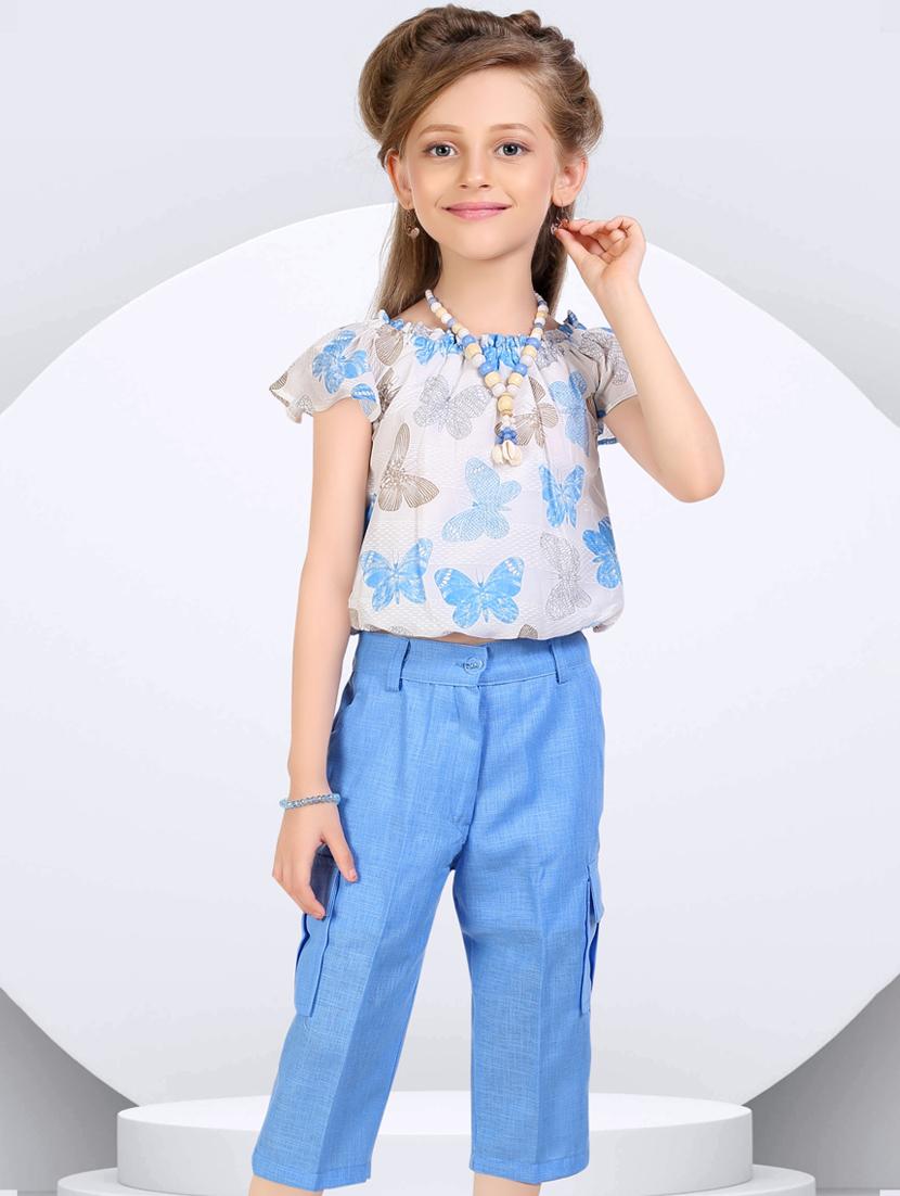 girls printed trouser and top set - 21956490 - Standard Image - 4