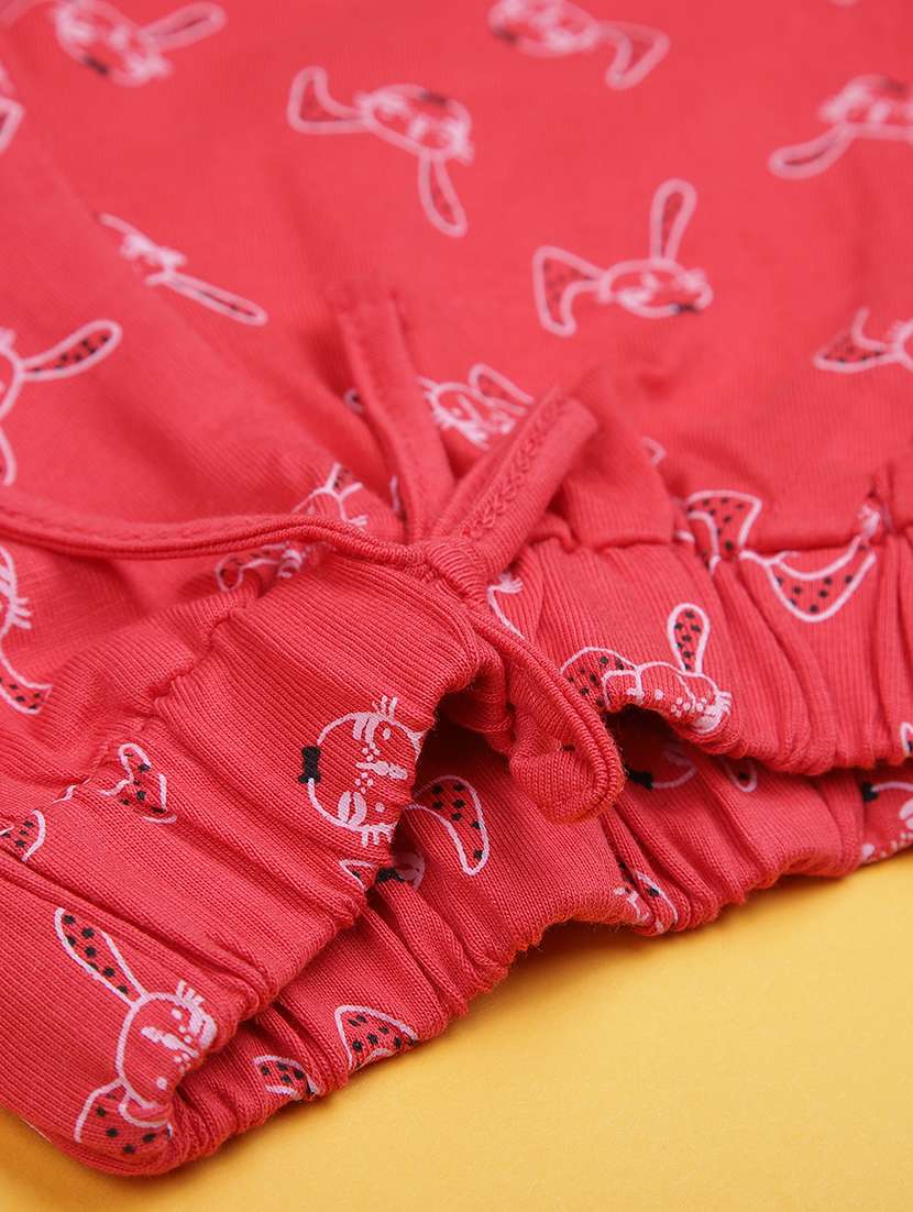 girls printed t-shirt & shorts twin sets  - 21956557 -  Standard Image - 4