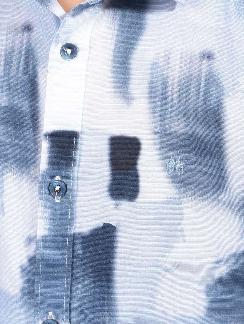 boys printed collared short sleeve shirt - 21956693 - Standard Image - 4