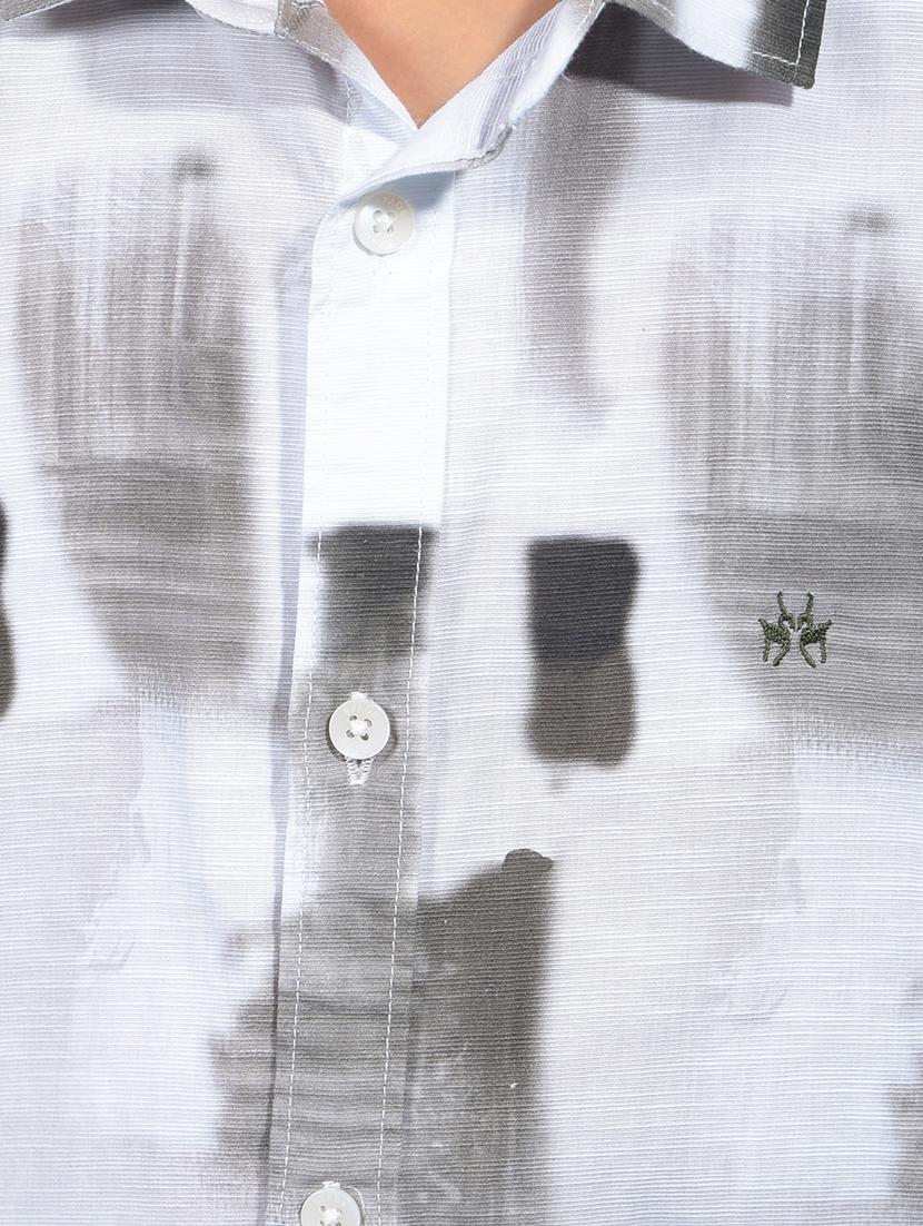 boys printed collared short sleeve shirt - 21956694 - Standard Image - 4