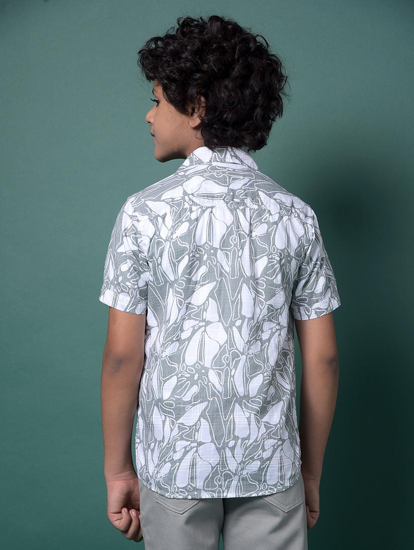 boys printed collared short sleeve shirt - 21956696 - Standard Image - 4