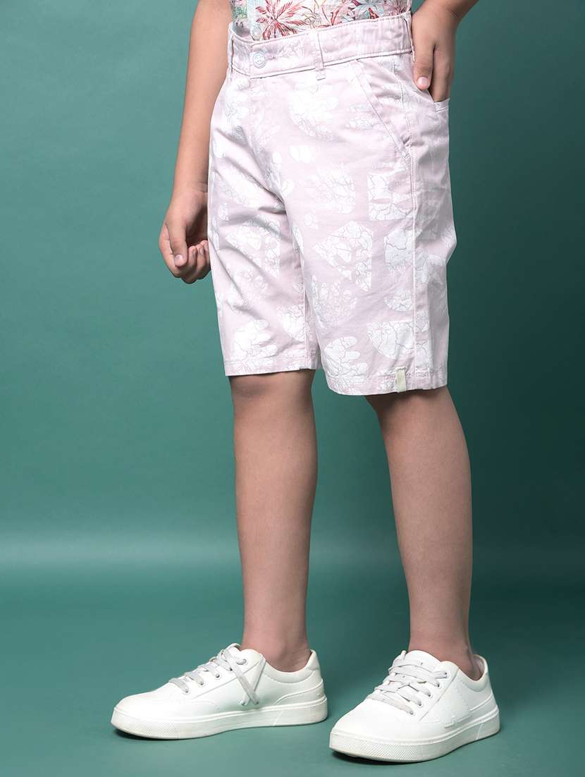 boys printed mid rise regular fit shorts  - 21956706 -  Standard Image - 1