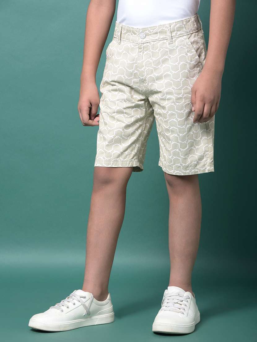 boys printed mid rise regular fit shorts  - 21956708 -  Standard Image - 1