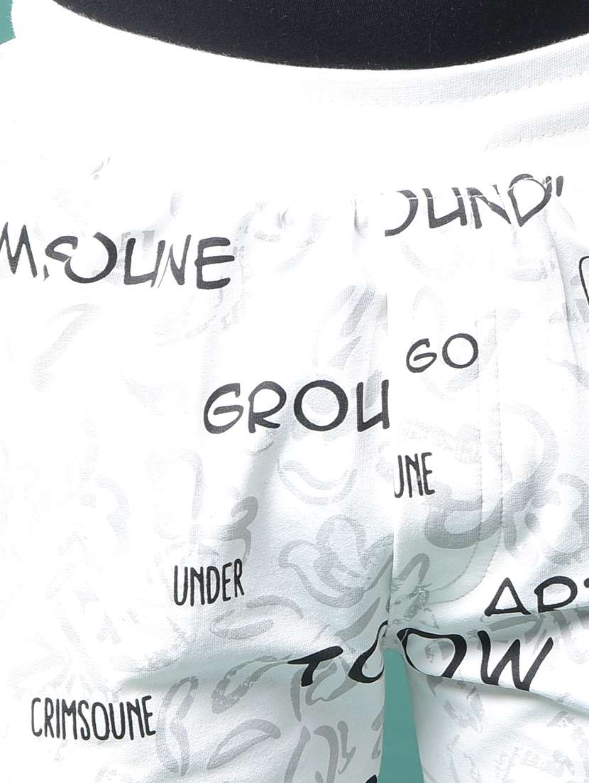 boys printed mid rise regular fit shorts  - 21956716 -  Standard Image - 4