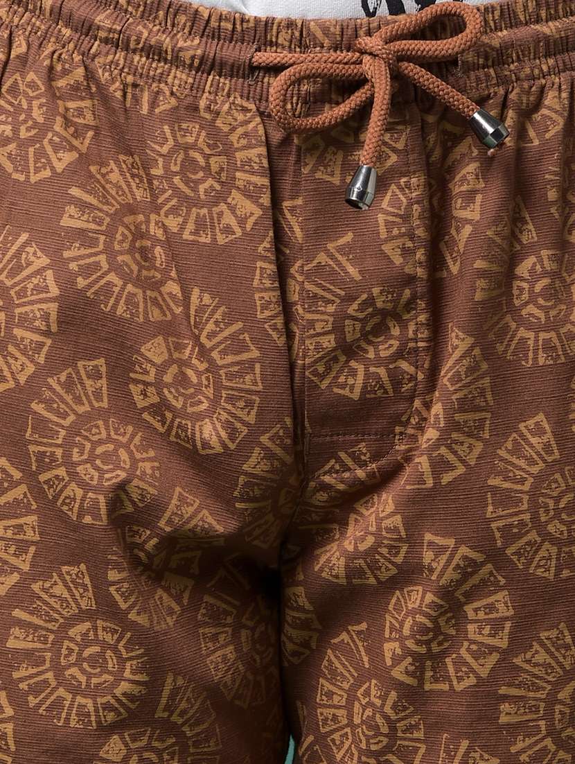 boys printed mid rise loungewear shorts - 21956726 -  Standard Image - 4