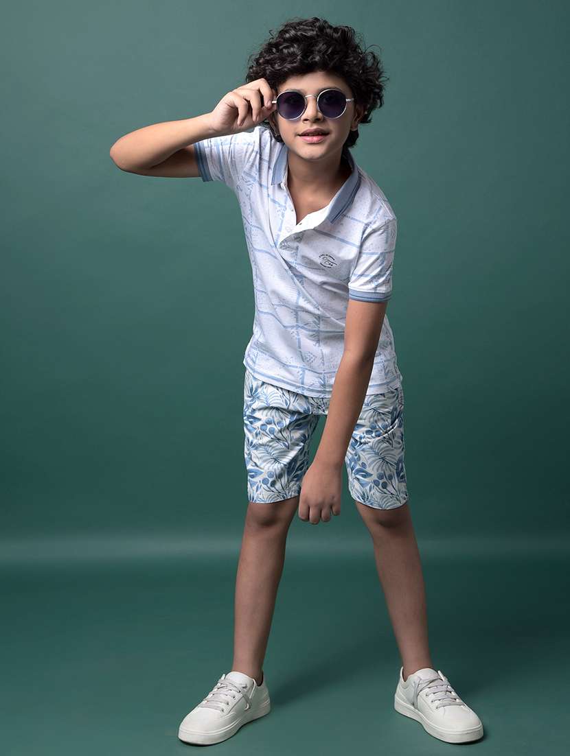 Boys Printed Short Sleeve Regular Fit Polo T-shirt - 21956752 -  Standard Image - 6