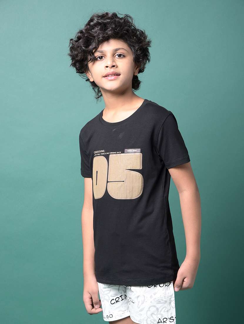 boys printed short sleeve regular fit t-shirt - 21956755 -  Standard Image - 1