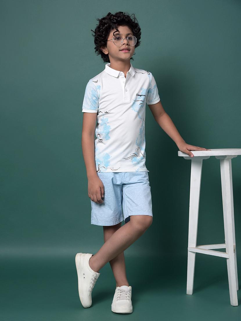 boys printed short sleeve regular fit polo t-shirt - 21956759 - Standard Image - 6