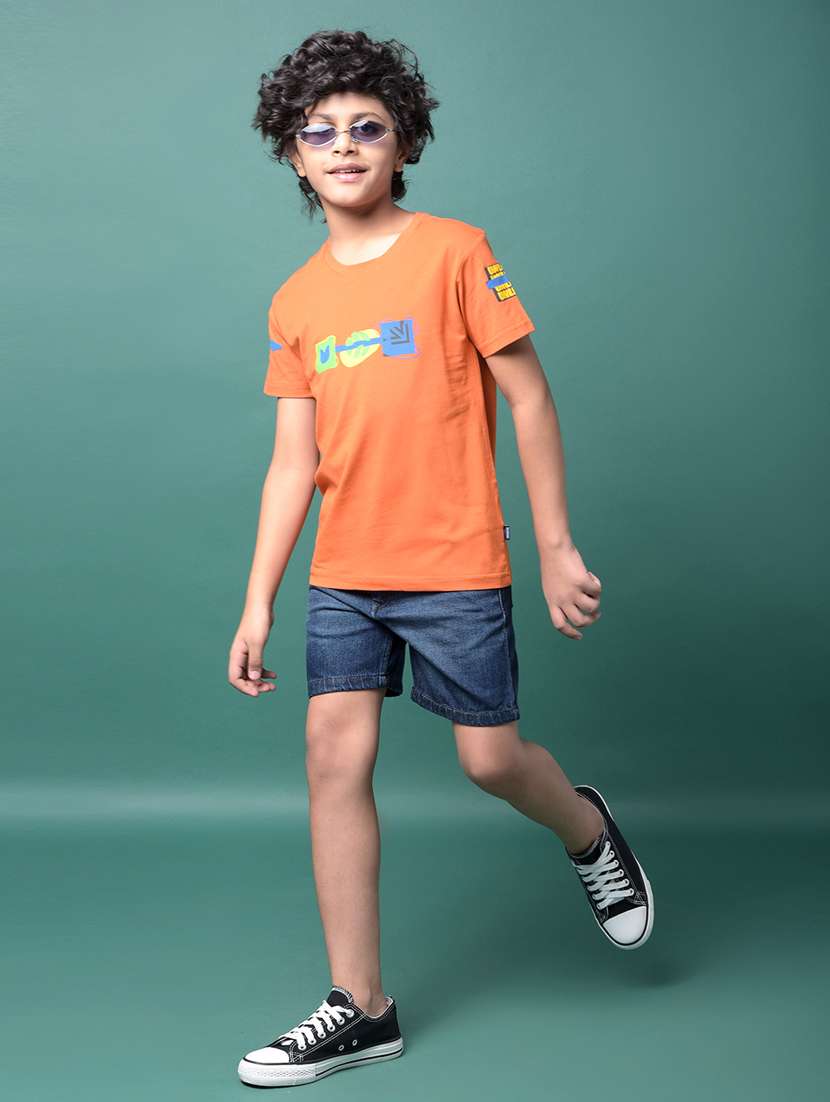 boys printed short sleeve regular fit t-shirt - 21956760 -  Standard Image - 6