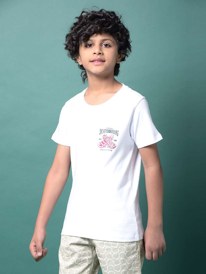 boys printed short sleeve regular fit t-shirt - 21956764 -  Standard Image - 1