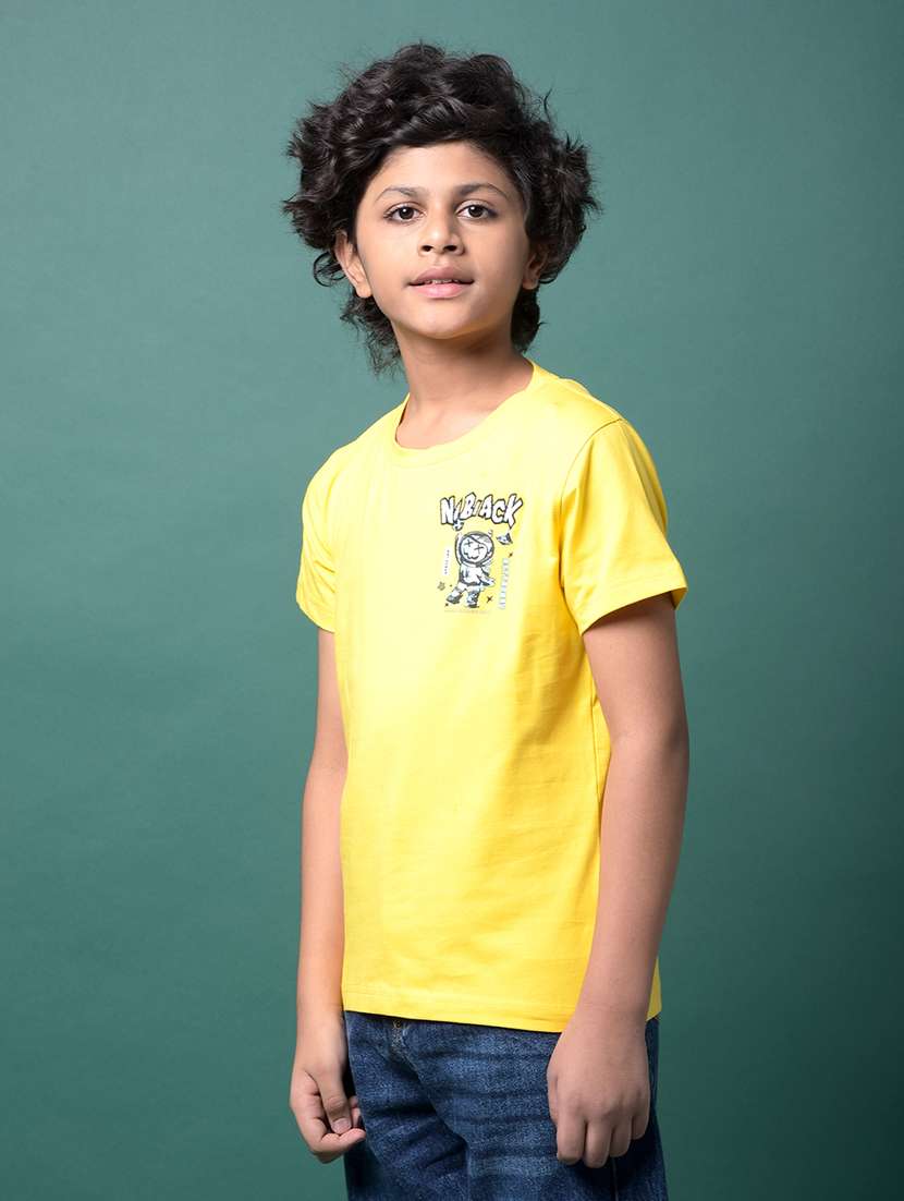 boys printed short sleeve regular fit t-shirt - 21956767 -  Standard Image - 1