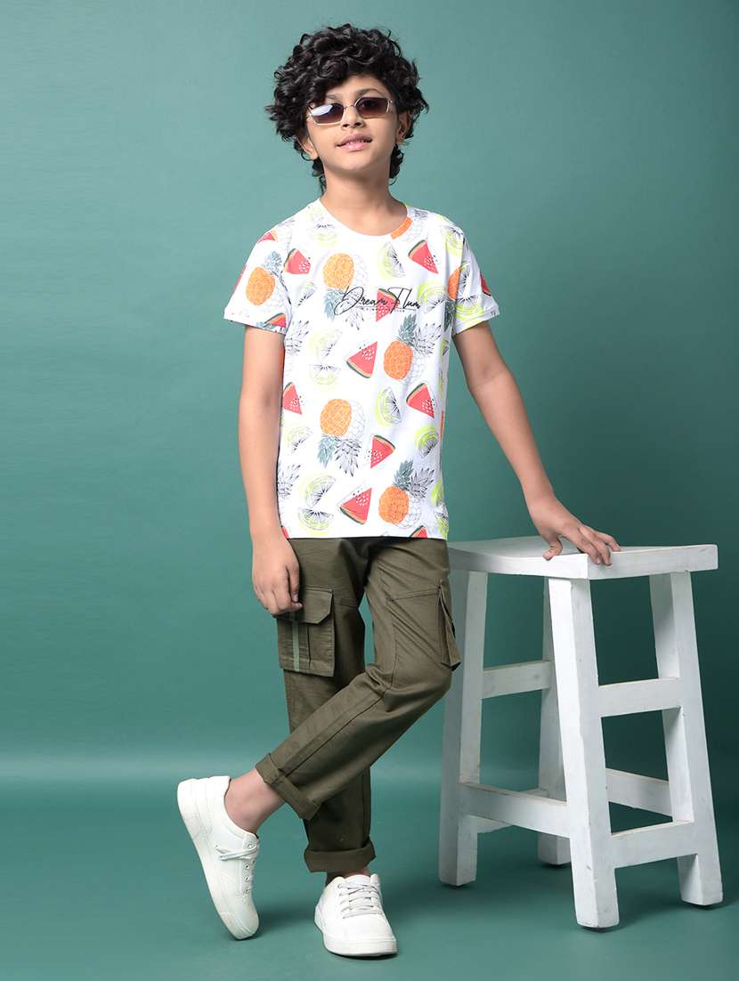 boys printed short sleeve regular fit t-shirt - 21956772 -  Standard Image - 6