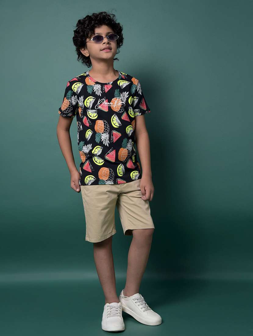boys printed short sleeve regular fit t-shirt - 21956773 -  Standard Image - 6