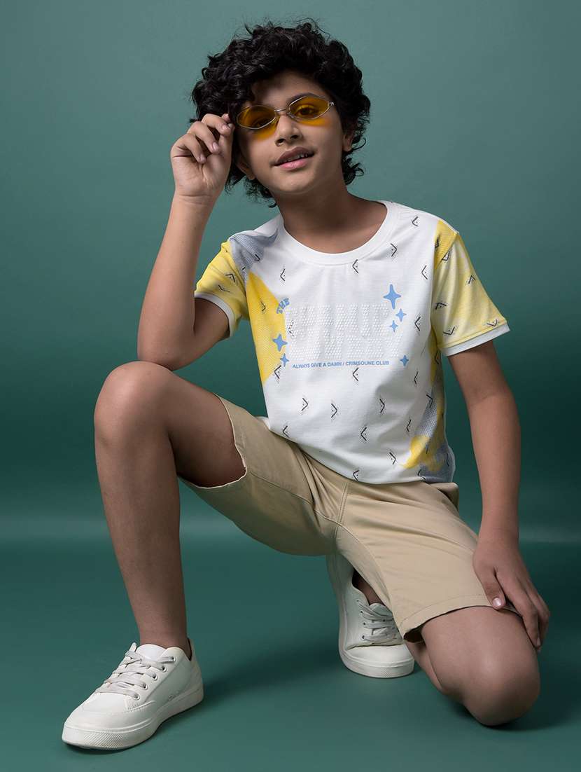 boys printed short sleeve regular fit t-shirt - 21956775 -  Standard Image - 6
