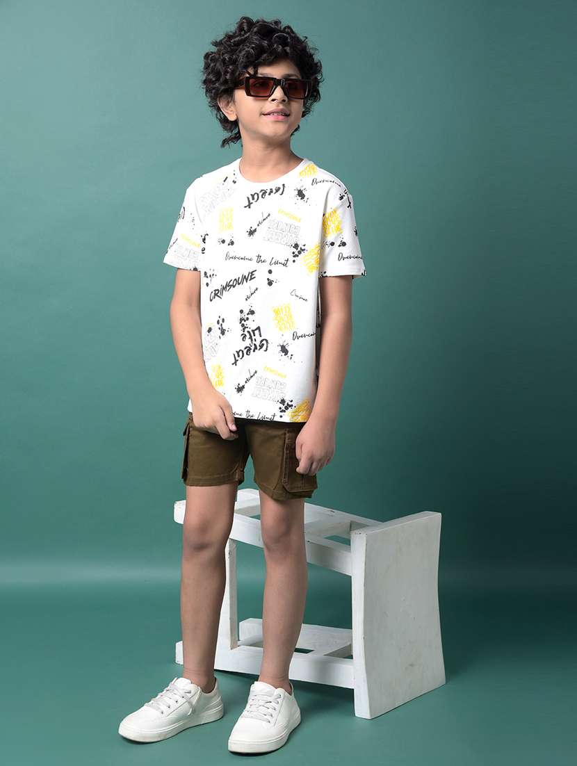 boys printed short sleeve regular fit t-shirt - 21956777 -  Standard Image - 6