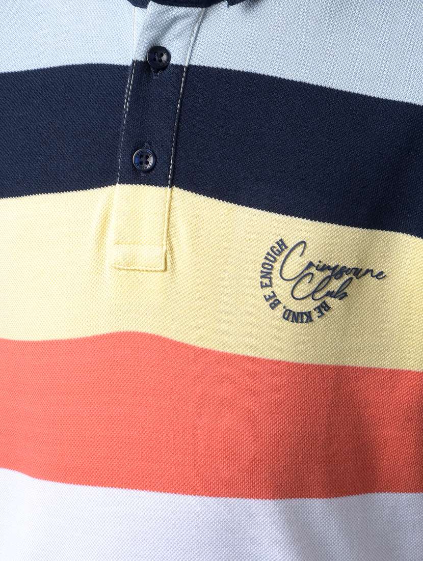 boys color blocked short sleeve regular fit polo t-shirt - 21956780 -  Standard Image - 4