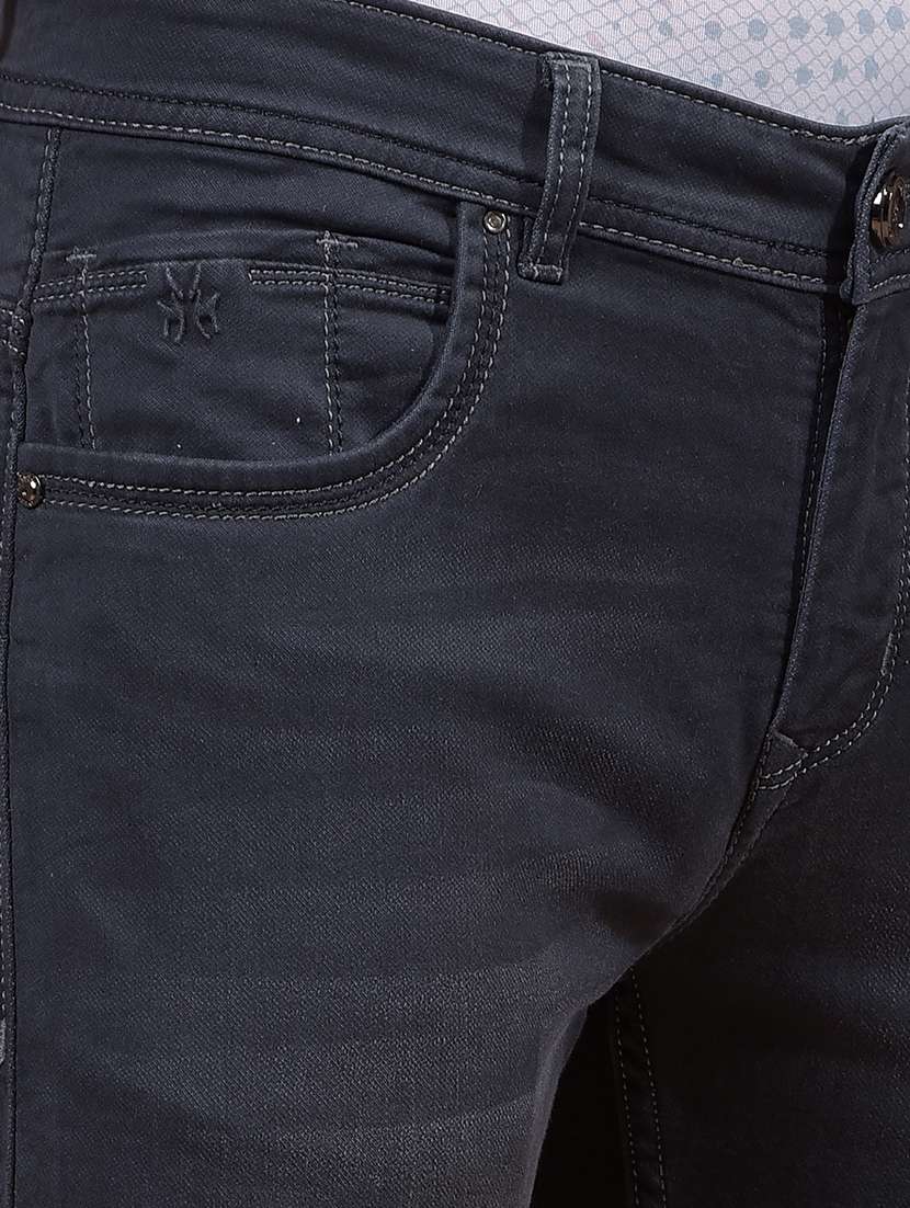 men grey washed mid rise full length jeans - 21956808 - Standard Image - 4