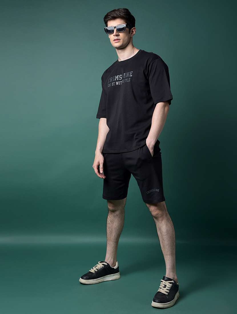 men solid mid rise regular fit shorts - 21956857 -  Standard Image - 4