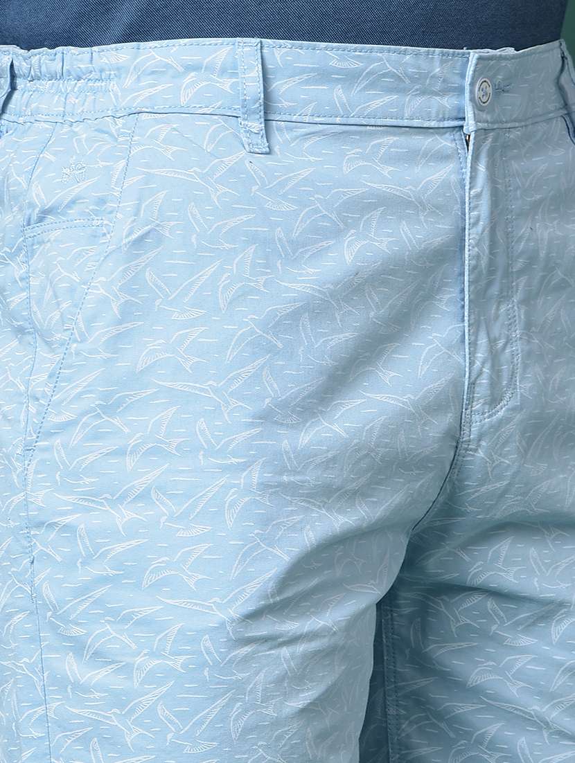men printed mid rise regular fit shorts - 21956858 -  Standard Image - 4