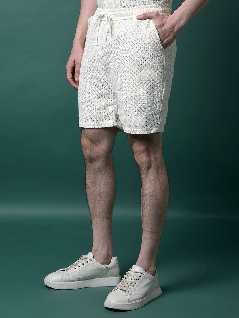 men self design mid rise regular fit shorts - 21956859 -  Standard Image - 1