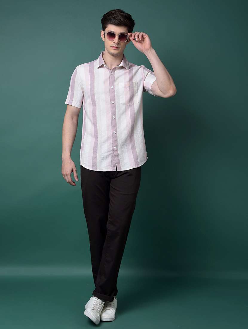 men solid mid rise flat front casual chinos  - 21956869 -  Standard Image - 6