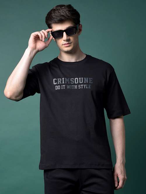 men chest print short sleeve regular fit t-shirt - 21956891 -  Standard Image - 0