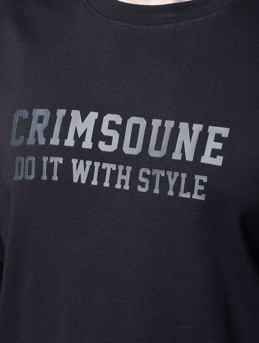 men chest print short sleeve regular fit t-shirt - 21956891 -  Standard Image - 4