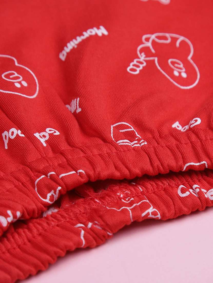 kids printed t-shirt and shorts co-ord set - 21956919 -  Standard Image - 4