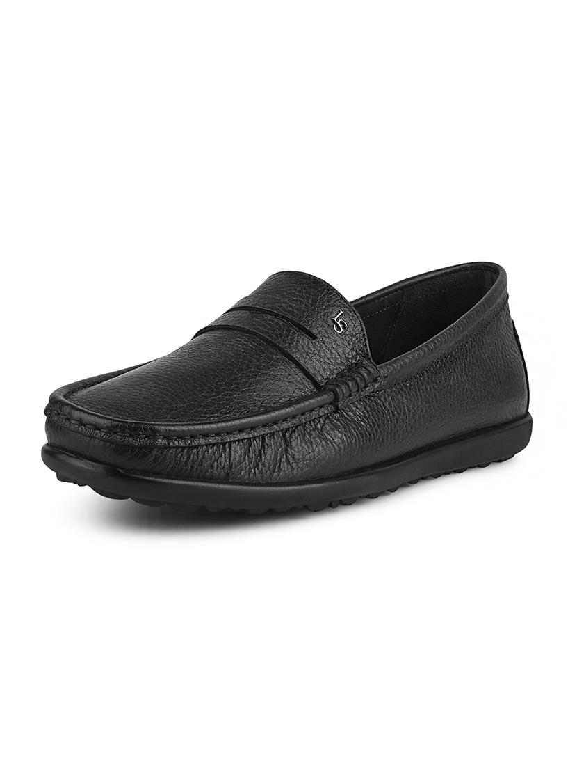 men black slip on formal shoe - 21956956 -  Standard Image - 1