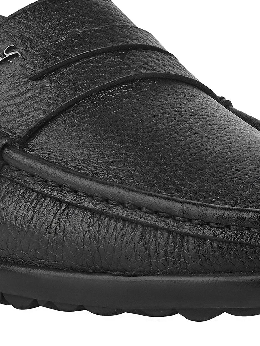 men black slip on formal shoe - 21956956 - Standard Image - 4
