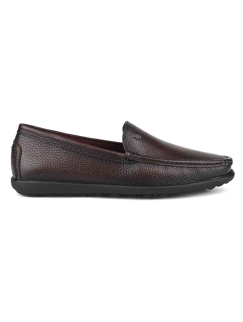 men brown slip on loafer - 21956957 - Standard Image - 1