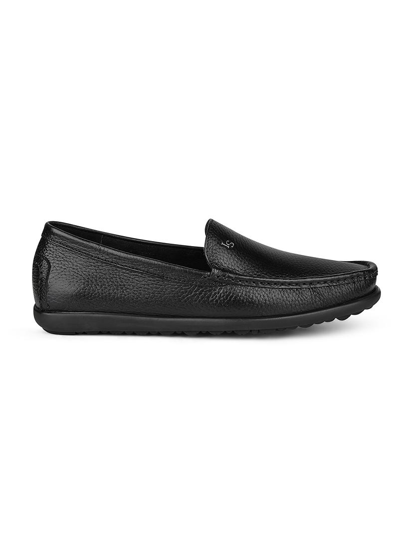 men black slip on loafer - 21956958 -  Standard Image - 1