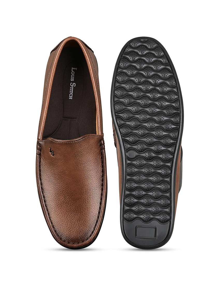 men tan slip on loafer - 21956959 - Standard Image - 4