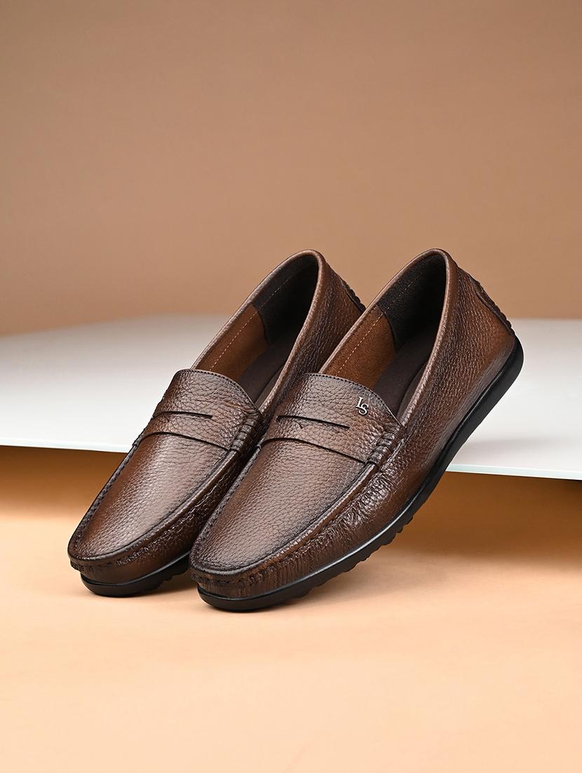 men tan slip on loafer - 21956960 - Zoom Image - 0