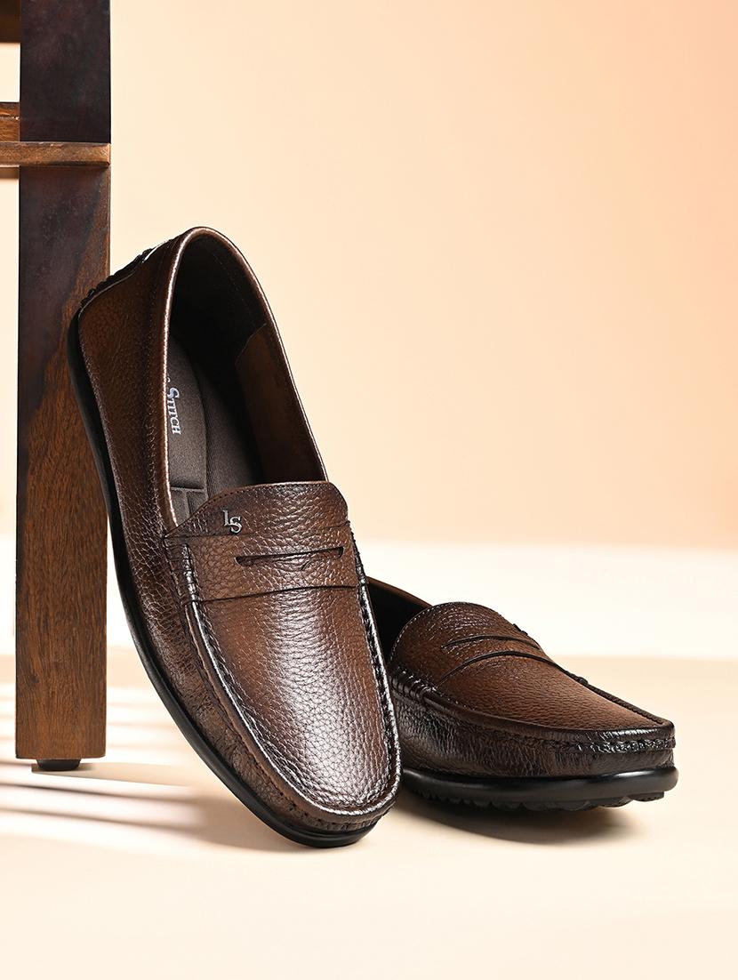 men tan slip on loafer - 21956960 - Standard Image - 1