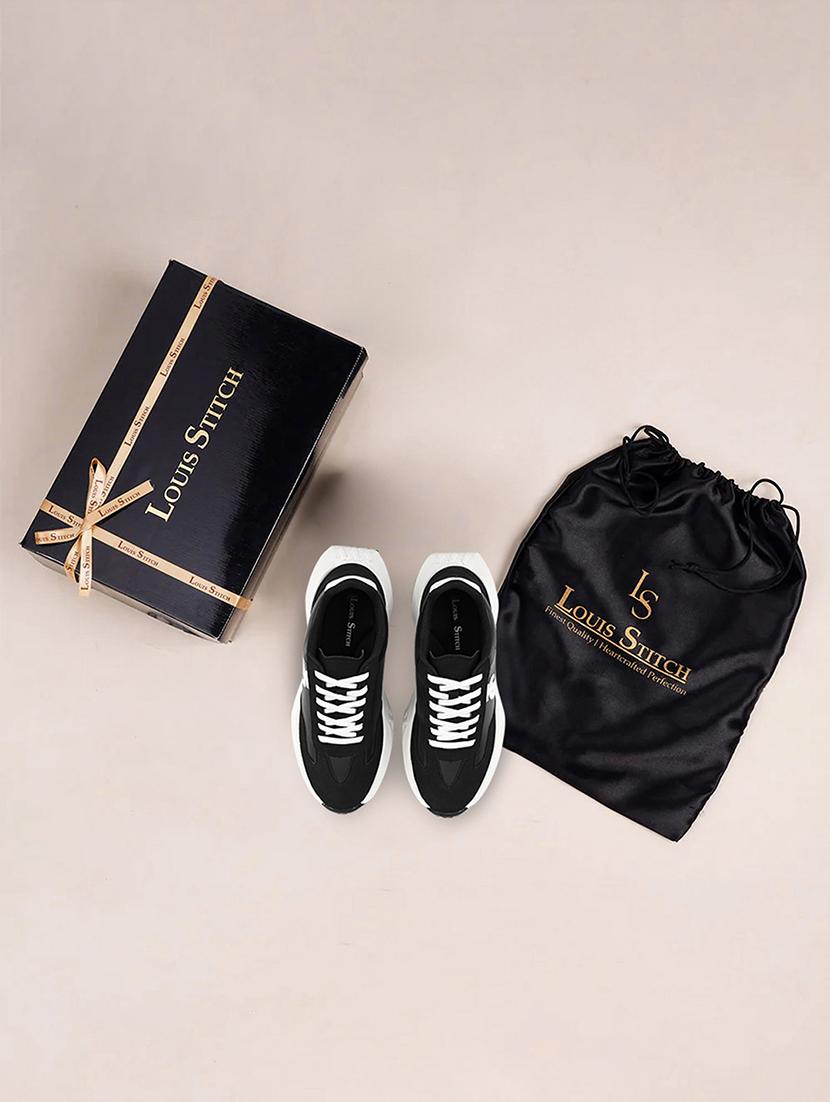men black lace up sneaker - 21956995 - Standard Image - 4