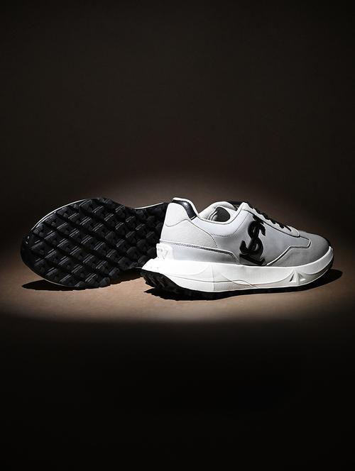 men grey lace up sneaker - 21956996 -  Standard Image - 0