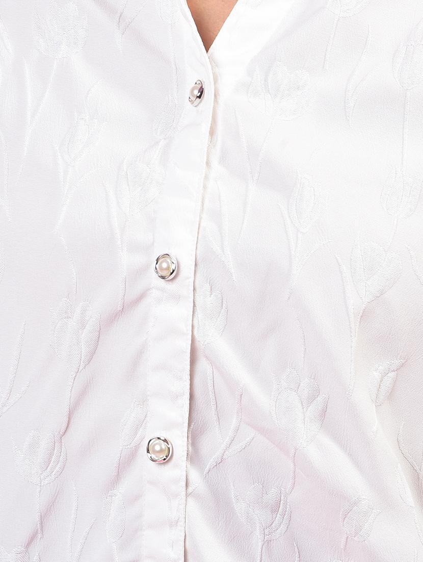 women self designed collared long sleeve regular fit shirt - 21957022 - Standard Image - 4