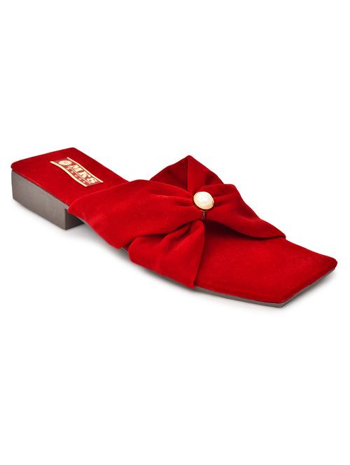 women embellished slip on flat sandal - 21957099 - Standard Image - 0