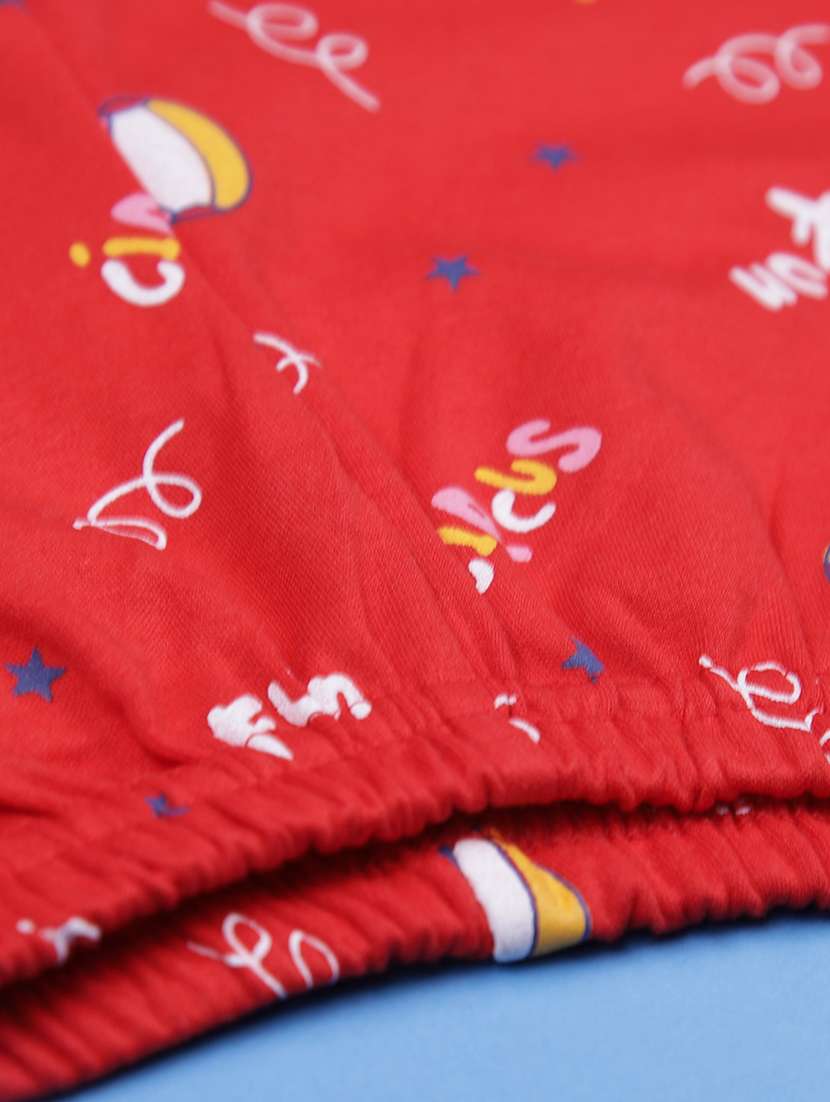 kids printed t-shirt and shorts co-ord set - 21957373 -  Standard Image - 1