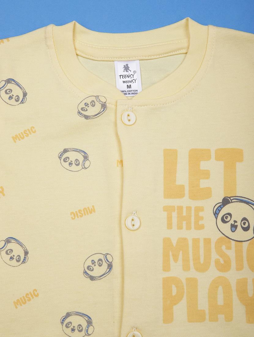kids printed t-shirt and shorts co-ord set - 21957559 - Standard Image - 4