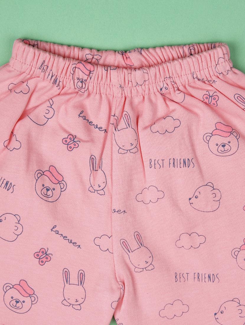 kids printed t-shirt and shorts co-ord set - 21957563 - Standard Image - 4