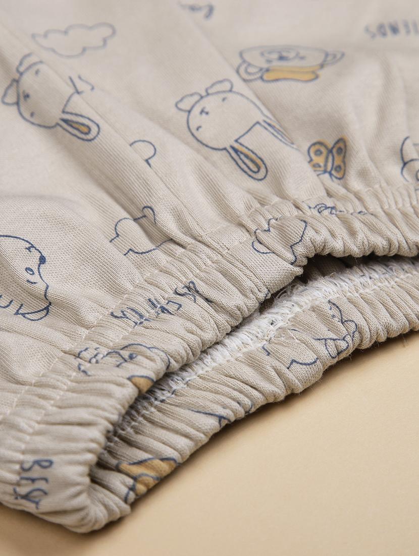 kids printed t-shirt and shorts co-ord set - 21957565 - Standard Image - 4