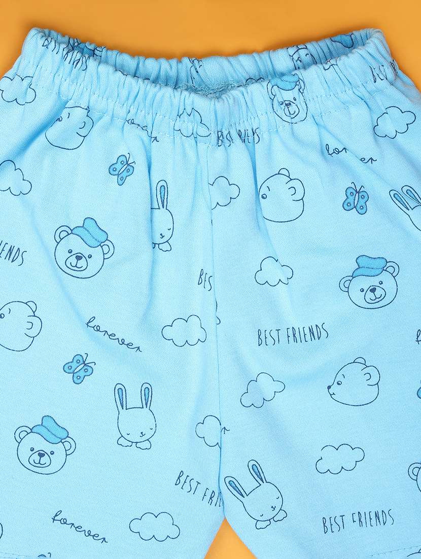 kids printed t-shirt and shorts co-ord set - 21957566 - Standard Image - 4