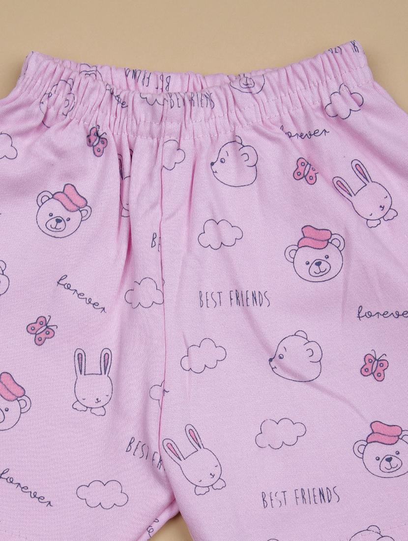kids printed t-shirt and shorts co-ord set - 21957567 - Standard Image - 4
